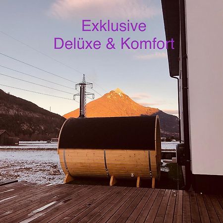 Deluxefort Fuer 10 Gaeste Mit Eigenem Whirlpool Und Fasssauna Imst Exterior photo