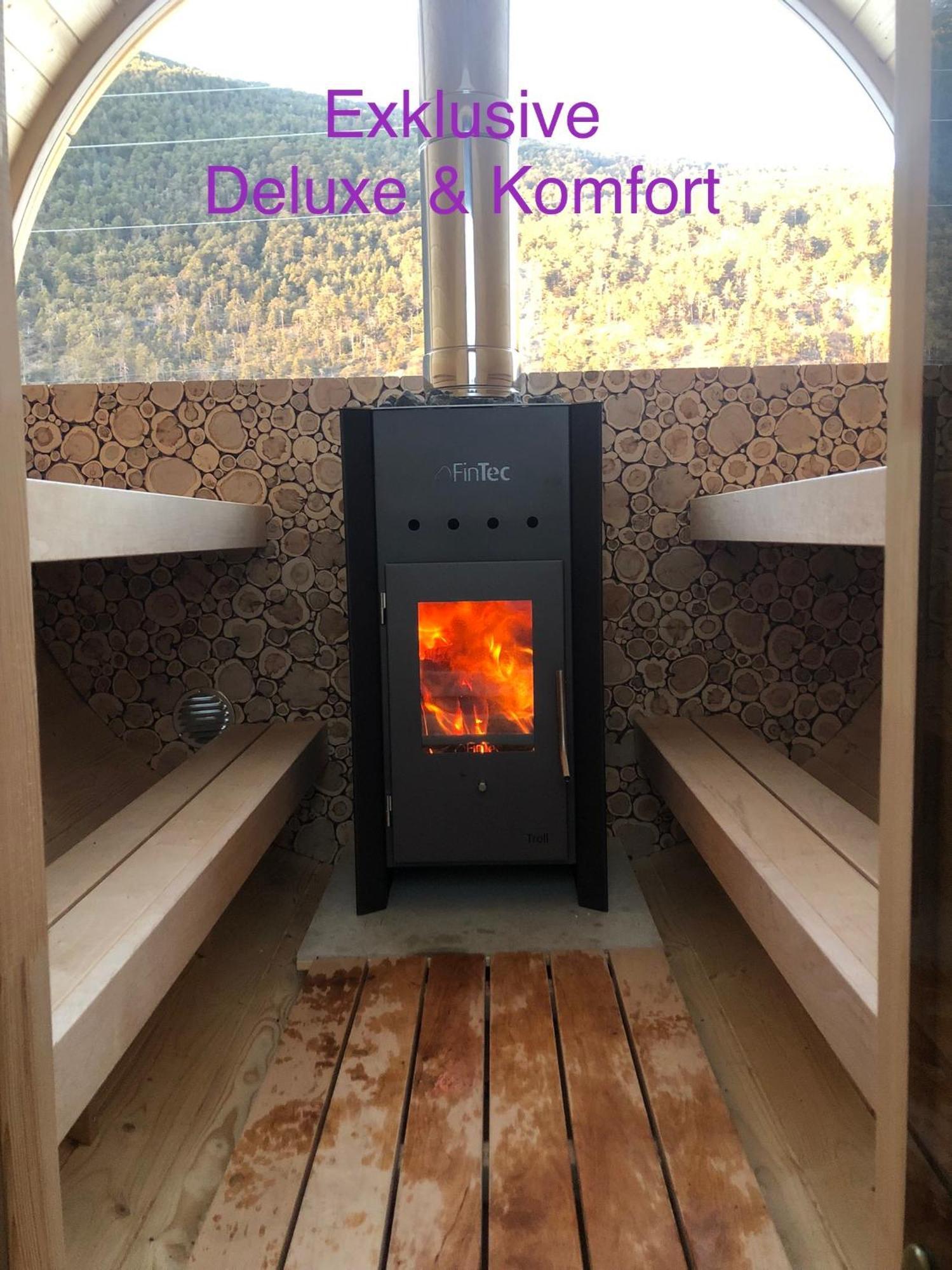 Deluxefort Fuer 10 Gaeste Mit Eigenem Whirlpool Und Fasssauna Imst Exterior photo